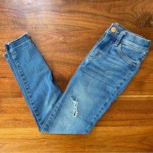 Old Navy Girls Distressed Ballerina Jean Leggings Size 10